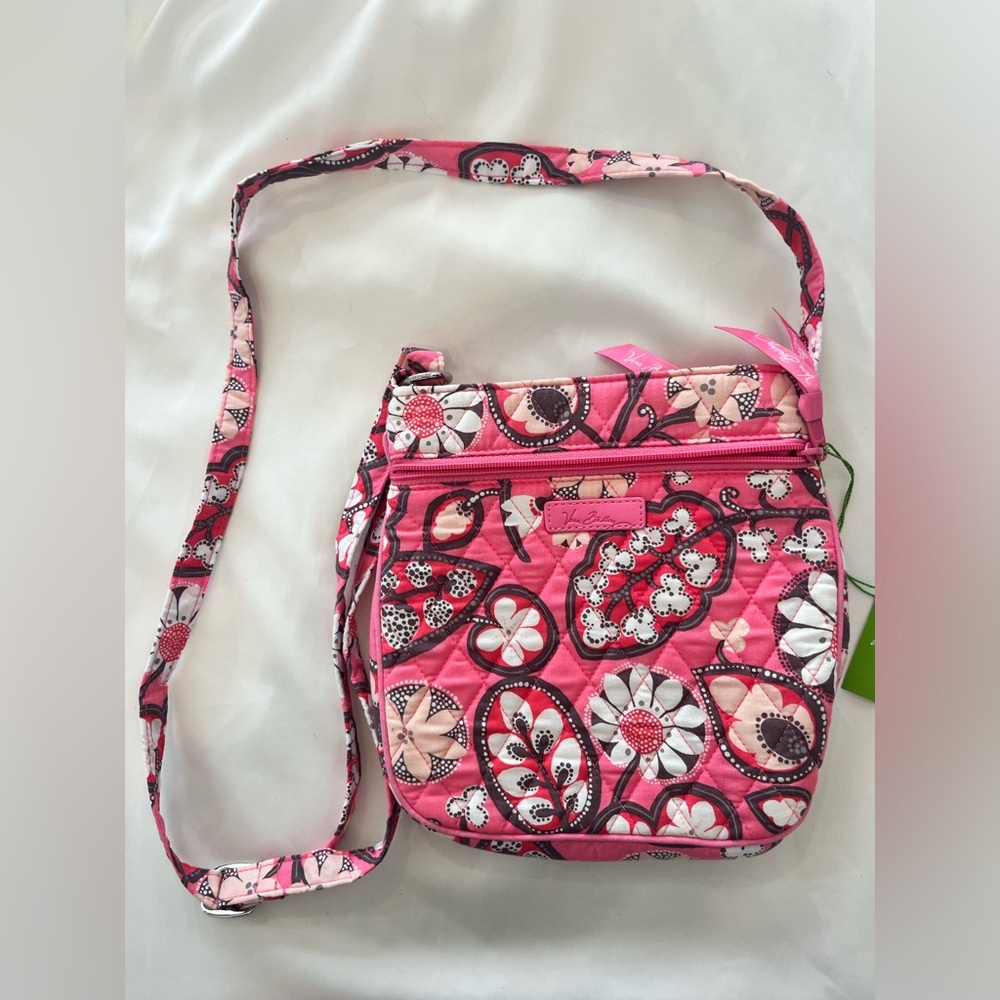 NWT Vera Bradley Petite Double Zip Hipster Purse